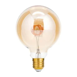 ORION Dæmpbar Led-Pære > LED-pære E27 G95 4 W ravgul 2.200 K, kan dæmpes