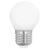 EGLO Led Pærer > LED-pære E27 G45 4W, varmhvid, opal