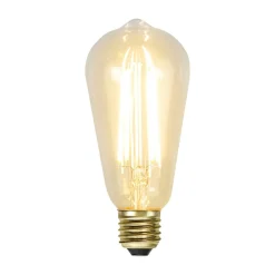 STAR TRADING Dæmpbar Led-Pære|Led Pærer > LED-pære E27 ST64 3,6W 2.100 K Soft Glow, dæmpbar