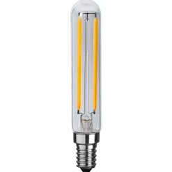 Dæmpbar Led-Pære ^ STAR TRADING LED-pære E14 3,3 W filament 2.700 K Ra90, dæmpes