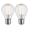 Paulmann Filament Pære > LED-pære E27 7W filamentpære 2.700K klar 2-pak