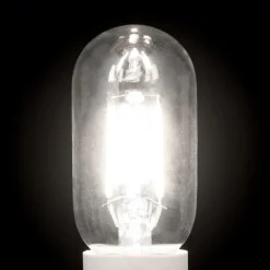 Dæmpbar Led-Pære|Led Pærer ^ ORION LED-pære E27 8 W filament T45 2.700 K. kan dæmpes