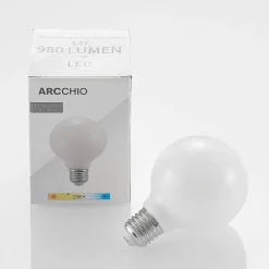 Arcchio Dæmpbar Led-Pære|Led Pærer > LED-pære E27 8W G80 2.700K dæmpbar, opal, sæt med 2 stk