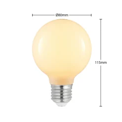 Arcchio Dæmpbar Led-Pære > LED-pære E27 4 W G80 2.700 K dæmpes opal 2 stk