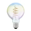 EGLO Filament Pære > LED-pære E27 4 W G80 2000K filament iriseret dim