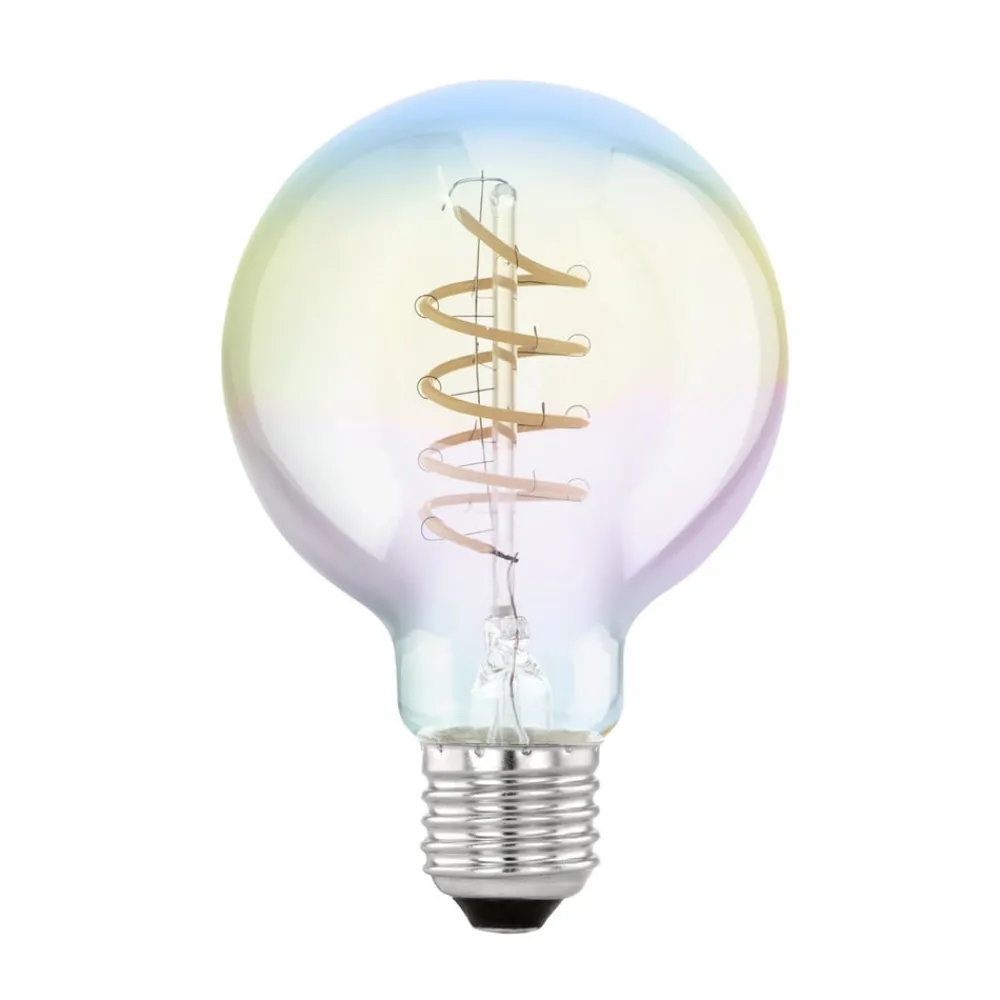 EGLO Filament Pære > LED-pære E27 4 W G80 2000K filament iriseret dim