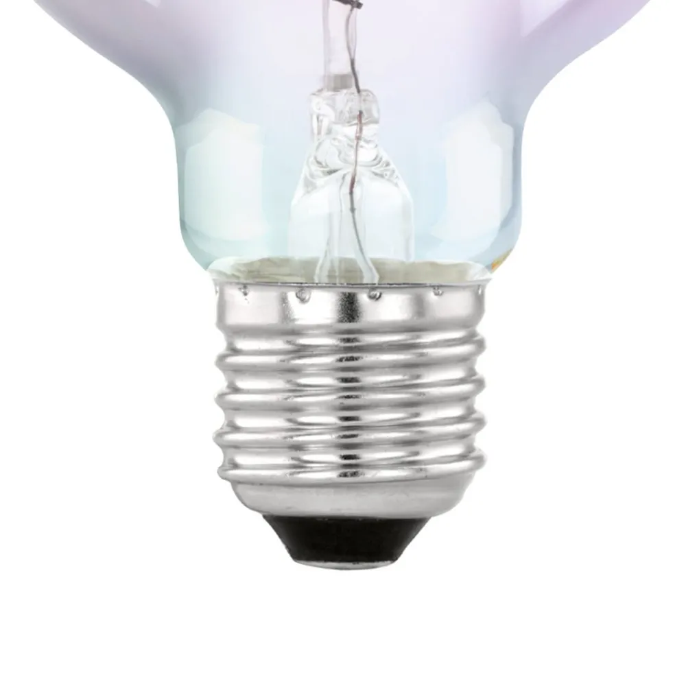 EGLO Filament Pære > LED-pære E27 4 W G80 2000K filament iriseret dim