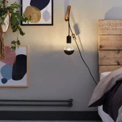 Paulmann Dæmpbar Led-Pære|Filament Pære > LED-pære E27 827 6,5W hovedspejl sort mat