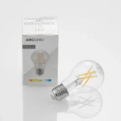 Arcchio Dæmpbar Led-Pære|Filament Pære > LED-pære E27 4W 2.700 K filament dæmpes klar 2 stk