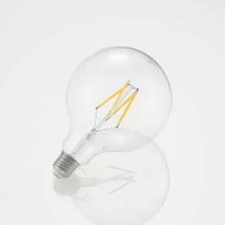Arcchio Dæmpbar Led-Pære|Filament Pære > LED-pære E27 8W 2.700K G125 Globe, glødetråd, klar