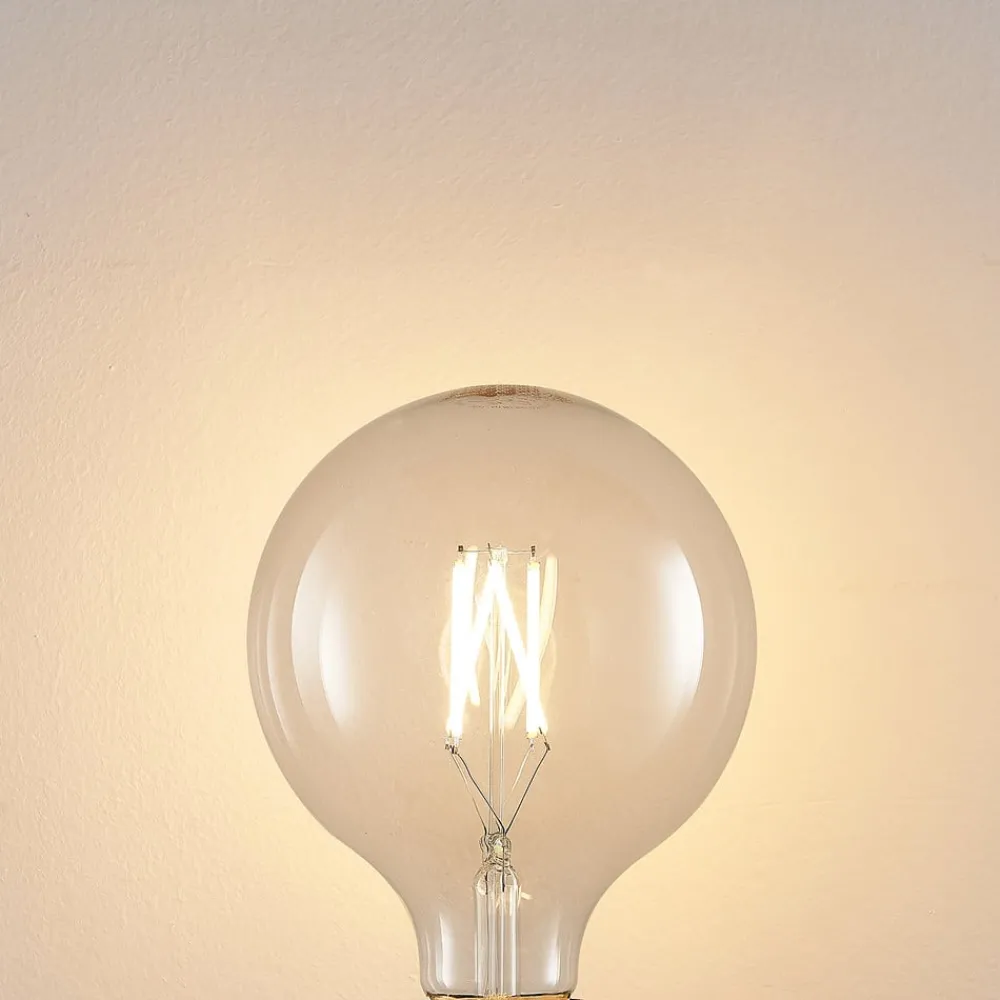 Arcchio Dæmpbar Led-Pære|Filament Pære > LED-pære E27 8W 2.700K G125 Globe, glødetråd, klar