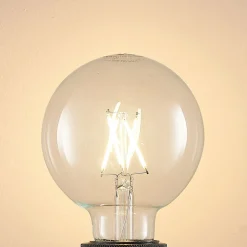 Arcchio Dæmpbar Led-Pære|Filament Pære > LED-pære E27 4 W 2.700 K G95 globe klar 3 stk