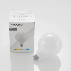 Arcchio Led Pærer > LED-pære E27 6W 2.700 K G125 kan dæmpes opal 3 stk