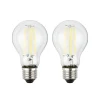 Filament Pære ^ Briloner LED-pære E27 5W klar 3000K 1055 lm energiklasse 2er