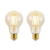 Arcchio Dæmpbar Led-Pære|Filament Pære > LED-pære E27 6,5 W 825 rav 3-trins-dæmper, 2 stk