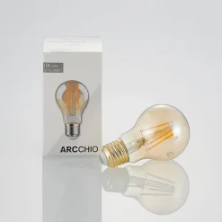 Arcchio Dæmpbar Led-Pære|Filament Pære > LED-pære E27 6,5 W 825 rav 3-trins-dæmper, 2 stk