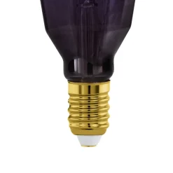 EGLO Dæmpbar Led-Pære|Filament Pære > LED-pære E27 4W T100 1.800K Filament lilla dæmpbar