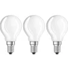 OSRAM Led Pærer > LED-pære E14 4W, varmhvid, 470 lumen, 3er sæt