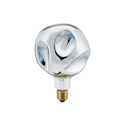 Sigor Dæmpbar Led-Pære|Filament Pære > LED-pære Giant Ball E27 4W 918 dim sølv-metal.