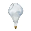 Sigor Filament Pære|Dæmpbar Led-Pære > LED-pære Giant Drop E27 6W 918 dim sølv-metal.