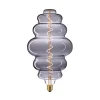 Dæmpbar Led-Pære|Filament Pære ^ Sigor LED-pære Giant Nest E27 6W Filament 922 dim titanium