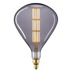 Sigor Dæmpbar Led-Pære|Filament Pære > LED-pære Giant Tear E27 8W Filament 922 dim titanium