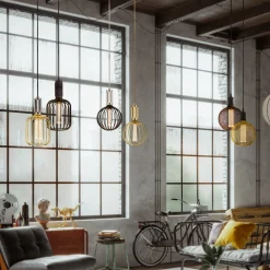 Searchlight Dæmpbar Led-Pære|Filament Pære > LED-pære Globe, guld, E27, 3,5 W, 1.800 K, dæmpbar