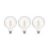 Filament Pære|Led Pærer ^ Arcchio LED-pære med klar glødetråd E27 G125 3,8W 3000K 806lm 3er
