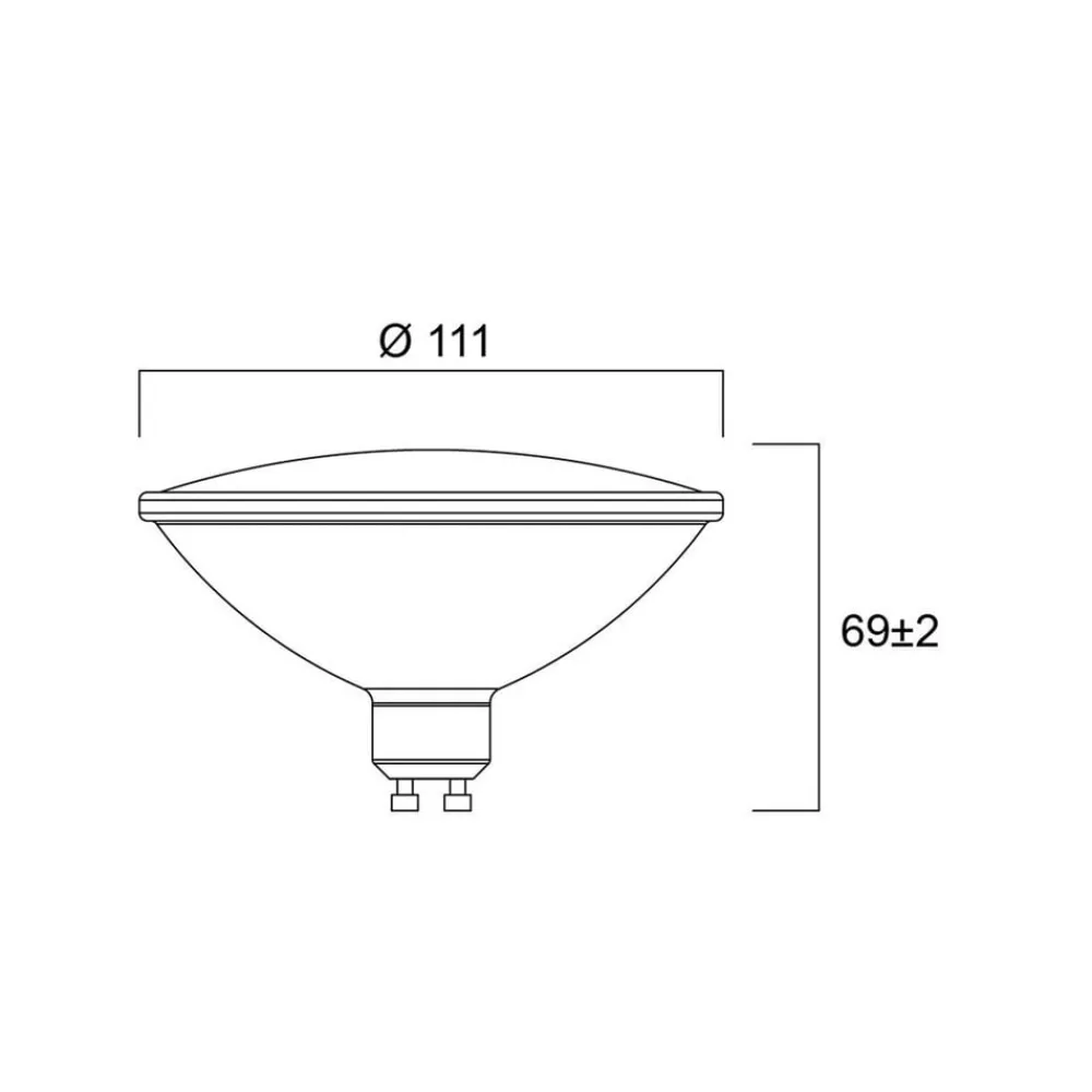 Sylvania Dæmpbar Led-Pære > LED-pære RETRO, ES111, GU10 12 W 830 1150 lm dæmpbar 25°