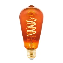 EGLO Filament Pære|Led Pærer > LED-pære ST64 E27 4 W 2.000 K filament kobber