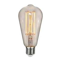 Dæmpbar Led-Pære|Led Pærer ^ STAR TRADING LED-pære ST64 Filamentpære E27 3,8W 1800K dæmpbar