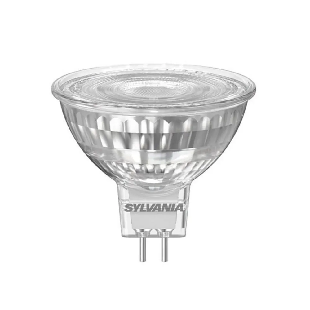 Dæmpbar Led-Pære ^ Sylvania LED-pære SUPERIA RETRO GU5.3 MR16 6,1W 830 621lm dæmpbar