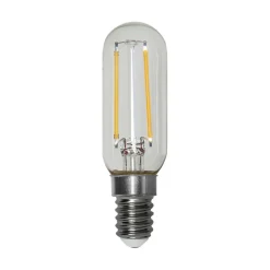 Filament Pære|Led Pærer ^ STAR TRADING LED-pære T25, E14, klar, glødetråd, 1,8 W, 2.700 K