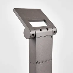 Gadebelysning Med Sensor|Gadebelysning ^ Lucande LED-pullert Marius med sensor, 80 cm