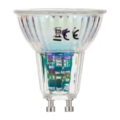 Dæmpbar Led-Pære ^ ORION LED-reflektor GU10 MR16 5 W 38° 3.000K klar dæmpes