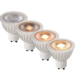 Lucide Dæmpbar Led-Pære > LED-reflektor GU10 5W dim to warm, hvid