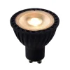 Lucide Dæmpbar Led-Pære > LED-reflektor GU10 5W dim to warm, sort