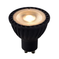 Lucide Dæmpbar Led-Pære > LED-reflektor GU10 5W dim to warm, sort