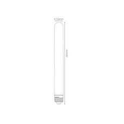 Dæmpbar Led-Pære|Filament Pære ^ Lucide LED-rørpære E27 T32 5W 2,200K dæmpbar 25cm