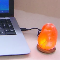 Wagner Life Dekorationsbelysning|Bordlamper > LED-saltlampe Compus med USB til computer&Laptop