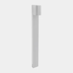 LEDS-C4 Gadebelysning > Eko Standard LED-vejlampe, hvid, højde 80 cm, aluminium