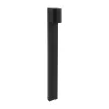 Gadebelysning ^ LEDS-C4 Eko Standard LED-vejlampe, sort, højde 80 cm, aluminium