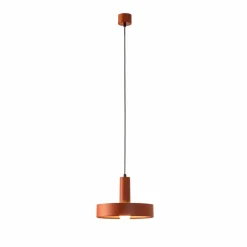 LEDS-C4 Pendellamper > Keops 1-pendellampe, terracotta-mat, Ø 28 cm, aluminium