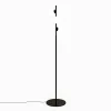 Gulvlamper ^ LEDS-C4 LED-gulvlampe Perlina, højde 170 cm, sort, stål