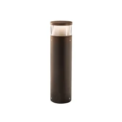 LEDS-C4 Sokkellamper > LED-sokkellampe Dan, brun, aluminium, plast