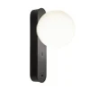 LEDS-C4 Væglamper > LED-væglampe Perlina, USB-port, sort, stål