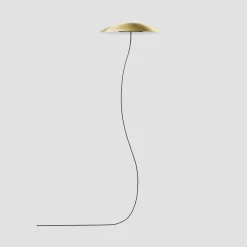 LEDS-C4 Gulvlamper > Noway Single LED-gulvlampe, buet, guld