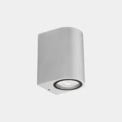 LEDS-C4 Væglamper > Udendørs LED-væglampe Eko Single, hvid, bredde 7 cm, aluminium
