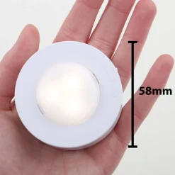 Briloner Underskabsbelysning > LED-skabslampe Skab, fjernbetjening, sæt med 6 stk