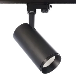 Skinnesystem ^ Deko-Light LED-skinnespot Lucea 3-faset 20W sort